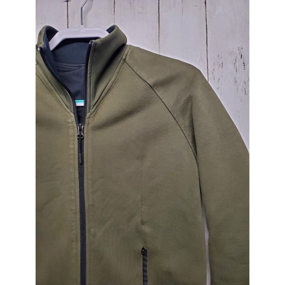 Nike Sportswear Tech Pack Fleece Jacket Women's XS Long Zip Up Olive Green - Picture 6 of 16